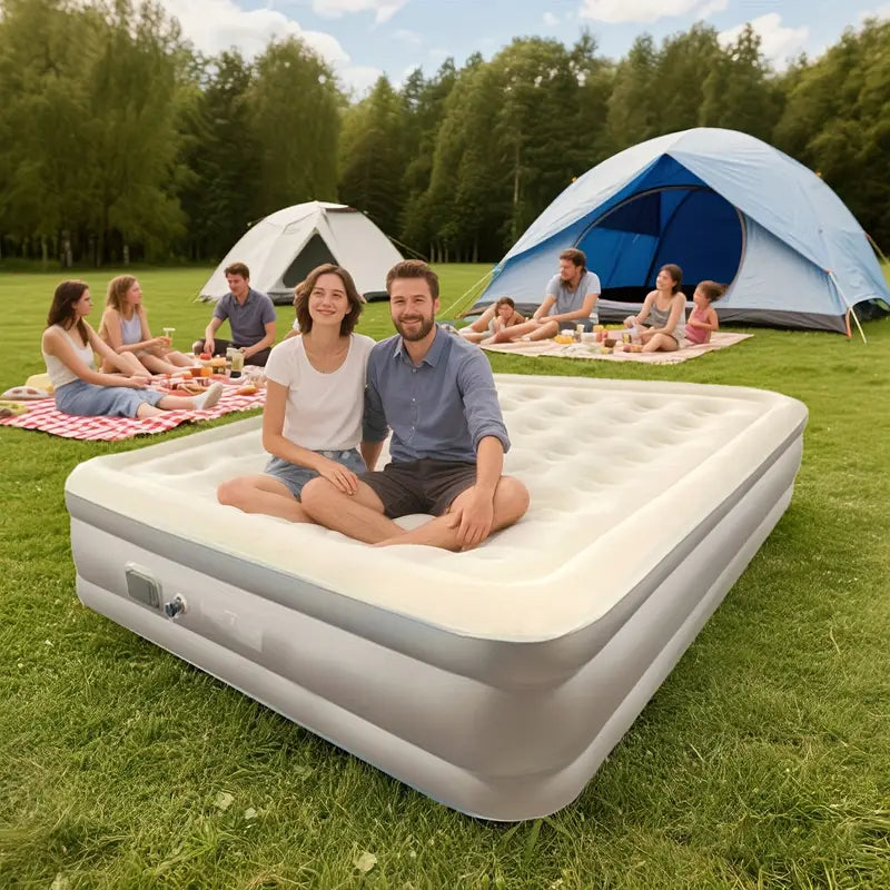 Self-Inflating Air Mattress with Built-In & Repair Kit