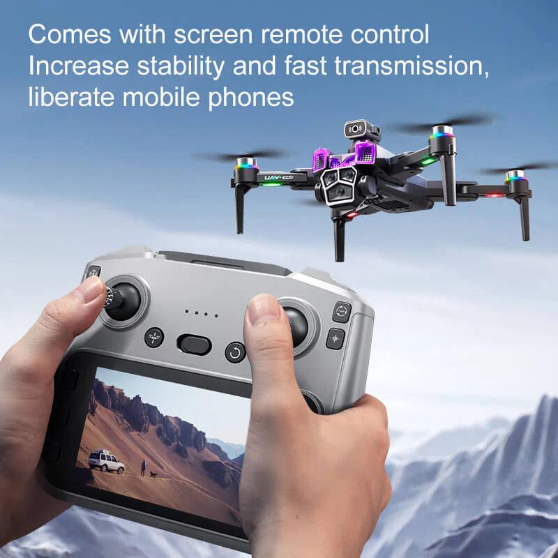 ๐ฅ(HOT SALE)๐ Brushless 5.6-inch drone with screen HD aerial photography quadcopter obstacle avoidance RC airplane