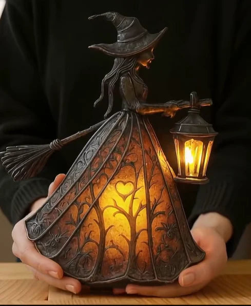 🧙🏻♀️Dark Night Witch Lamp🖤Light up the mysterious atmosphere👻 Cavinic™