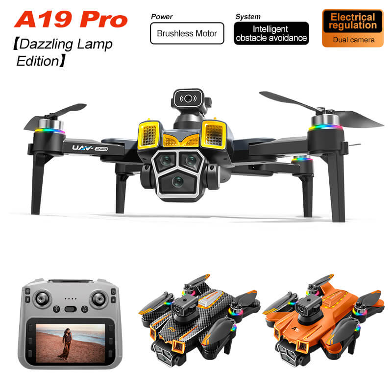 ๐ฅ(HOT SALE)๐ Brushless 5.6-inch drone with screen HD aerial photography quadcopter obstacle avoidance RC airplane