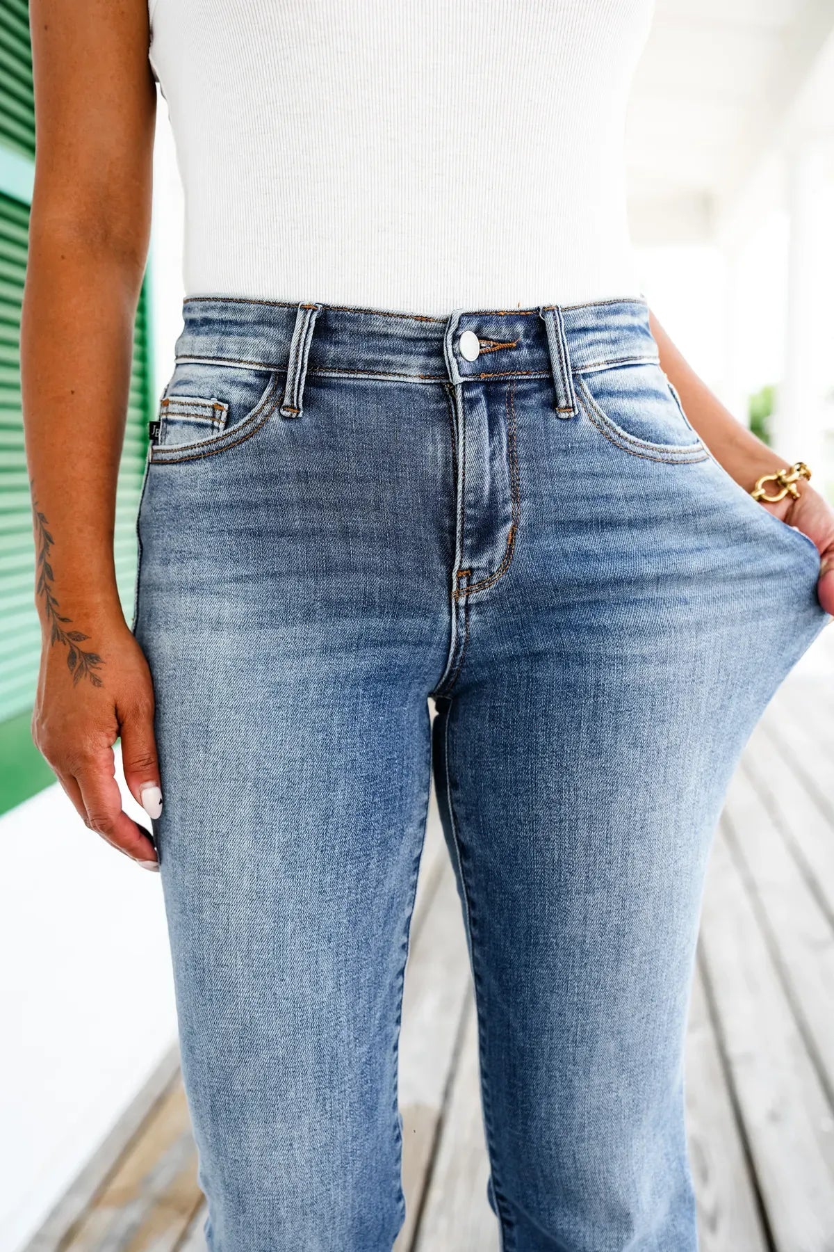Cavinic™ Holy Grail Tummy Control Bootcut Jeans