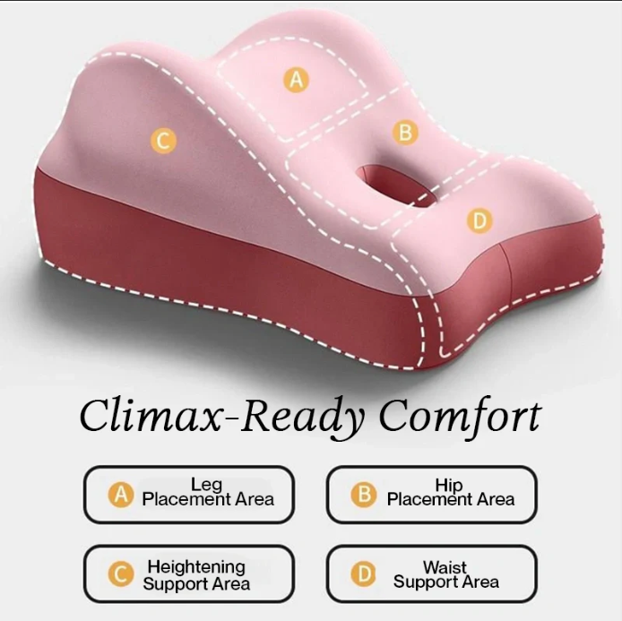 Cavinic™ - Couple Pillow | Discreet, Portable Wedge for Deeper Connection