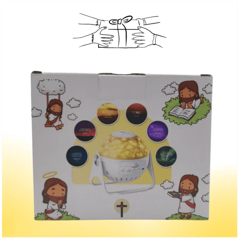 Cavinic™ Bible Verse Projector (6 Free Scripture Discs Included)