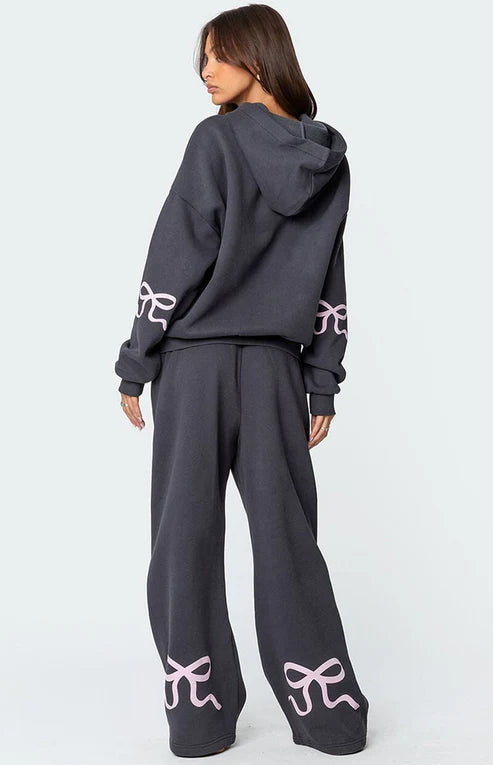 Bonney CloudBow Loungewear Set – Hoodie & Pants