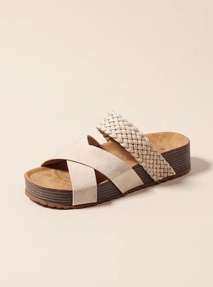 Cross-Strap Sandals – Comfy Platform Fit