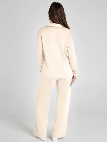 🔥Women's Fall Transition 2-Piece Set - Breathable & Wrinkle Resistant Sweatsuits Sets