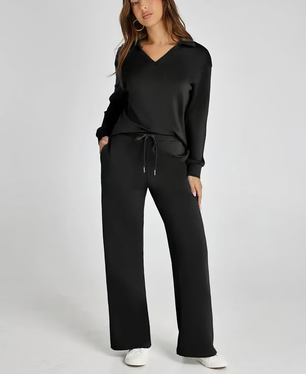 🔥Women's Fall Transition 2-Piece Set - Breathable & Wrinkle Resistant Sweatsuits Sets