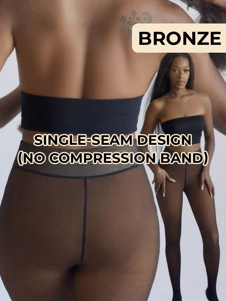 Bare-Leg Look Fleece Lined Tights