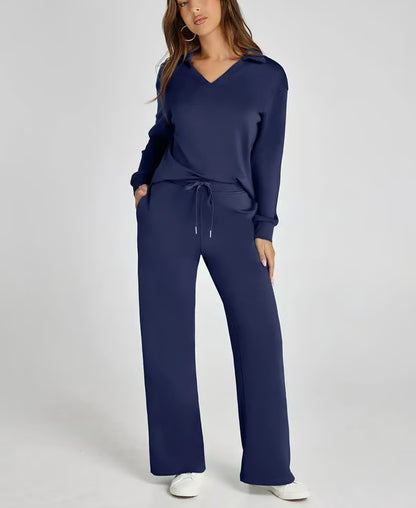🔥Women's Fall Transition 2-Piece Set - Breathable & Wrinkle Resistant Sweatsuits Sets