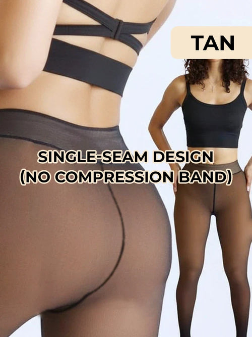 Bare-Leg Look Fleece Lined Tights