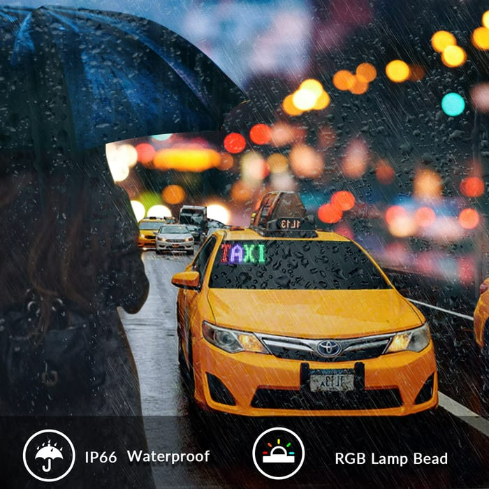 [Exclusive production] Car Dynamic LED Smart Colorful Eye Lamp Soft Screen