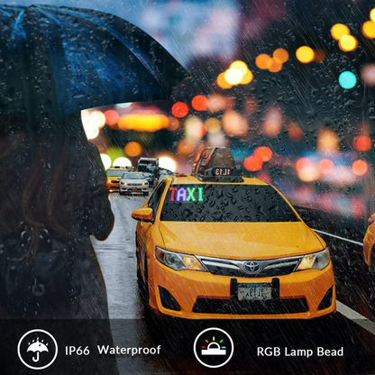 [Exclusive production] Car Dynamic LED Smart Colorful Eye Lamp Soft Screen