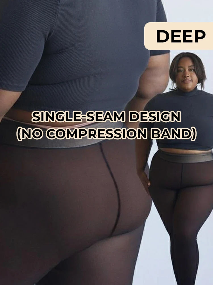 Bare-Leg Look Fleece Lined Tights