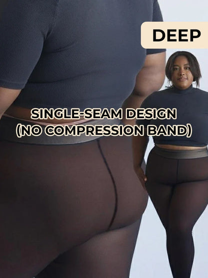 Bare-Leg Look Fleece Lined Tights