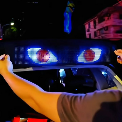 [Exclusive production] Car Dynamic LED Smart Colorful Eye Lamp Soft Screen
