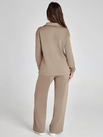 🔥Women's Fall Transition 2-Piece Set - Breathable & Wrinkle Resistant Sweatsuits Sets