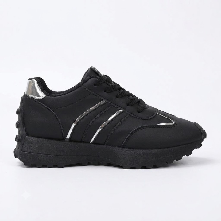 Retro Chunky Sole Sneakers – Casual Suede Platform Shoes