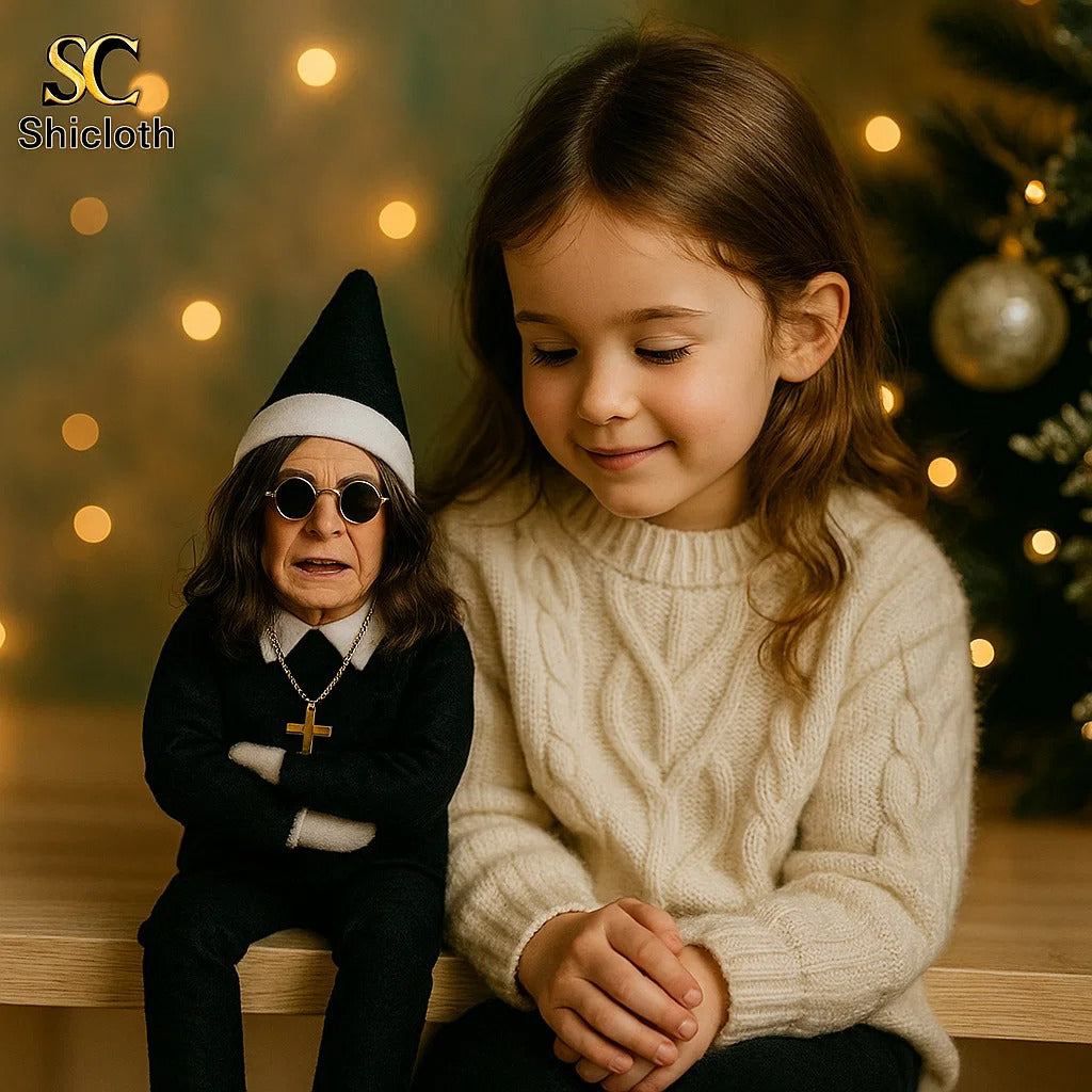 HOT Trending 2025 Ozzy Osbourne Christmas Elf Doll