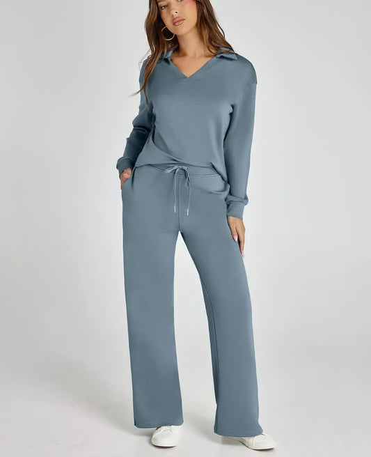 🔥Women's Fall Transition 2-Piece Set - Breathable & Wrinkle Resistant Sweatsuits Sets
