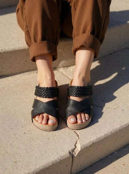 Cross-Strap Sandals – Comfy Platform Fit