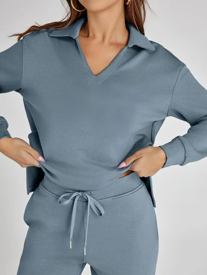 🔥Women's Fall Transition 2-Piece Set - Breathable & Wrinkle Resistant Sweatsuits Sets