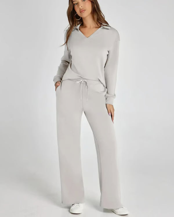 🔥Women's Fall Transition 2-Piece Set - Breathable & Wrinkle Resistant Sweatsuits Sets
