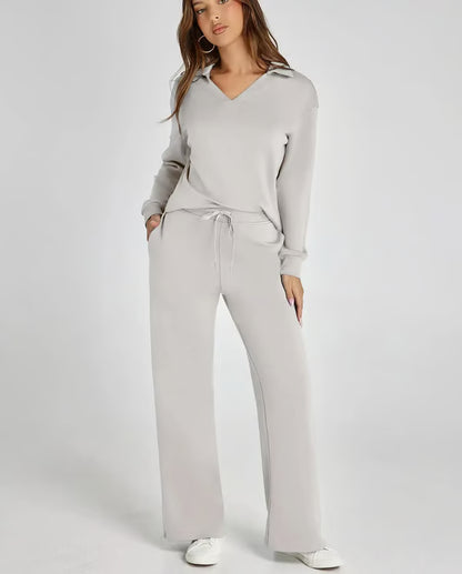 🔥Women's Fall Transition 2-Piece Set - Breathable & Wrinkle Resistant Sweatsuits Sets