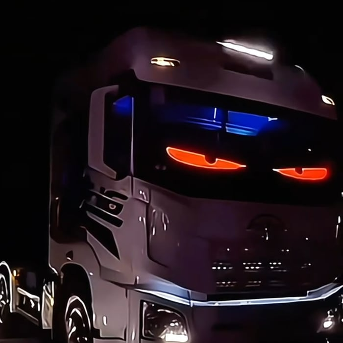 [Exclusive production] Car Dynamic LED Smart Colorful Eye Lamp Soft Screen