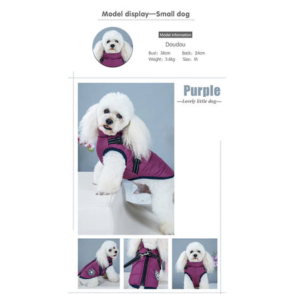 🐶The Cavinic™ – Waterproof Winter Jacket with Built-in Harness🐾