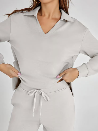 🔥Women's Fall Transition 2-Piece Set - Breathable & Wrinkle Resistant Sweatsuits Sets