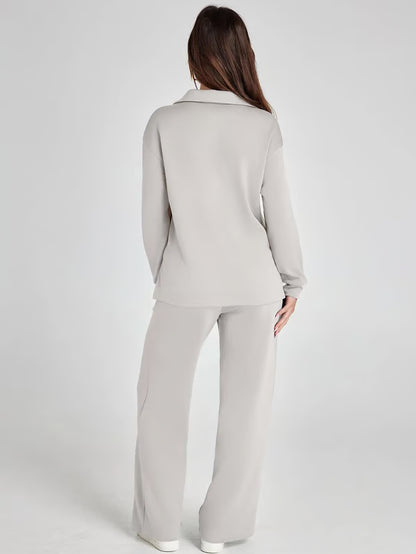 🔥Women's Fall Transition 2-Piece Set - Breathable & Wrinkle Resistant Sweatsuits Sets