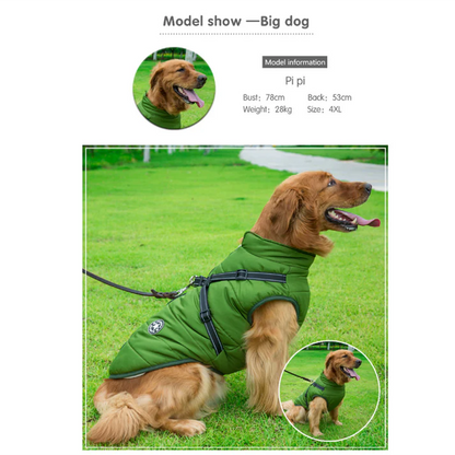 🐶The Cavinic™ – Waterproof Winter Jacket with Built-in Harness🐾