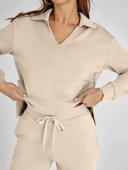 🔥Women's Fall Transition 2-Piece Set - Breathable & Wrinkle Resistant Sweatsuits Sets