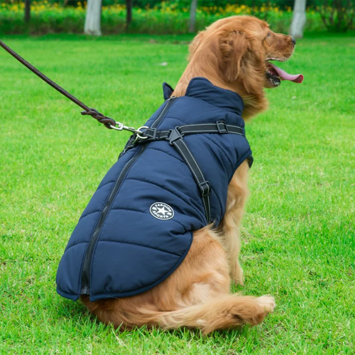 🐶The Cavinic™ – Waterproof Winter Jacket with Built-in Harness🐾