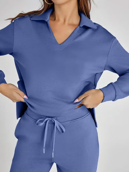 🔥Women's Fall Transition 2-Piece Set - Breathable & Wrinkle Resistant Sweatsuits Sets