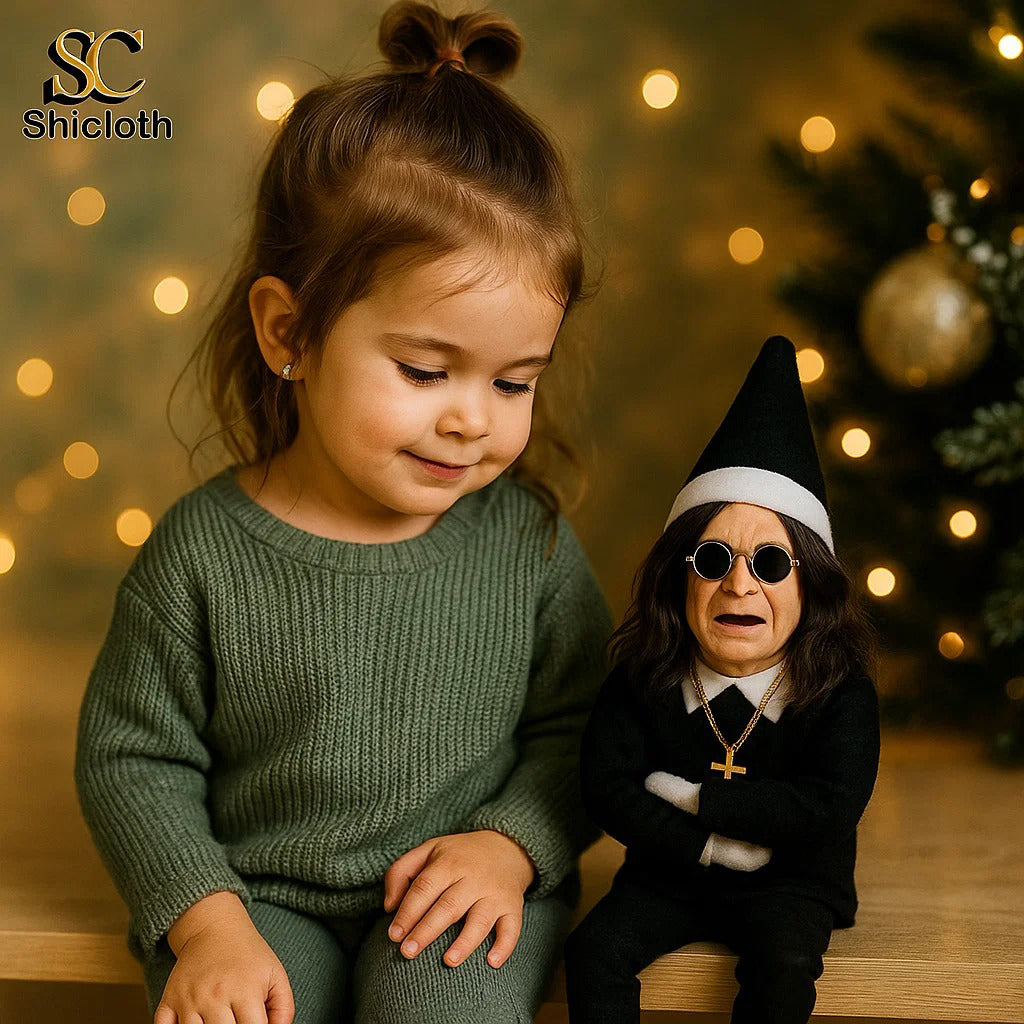 HOT Trending 2025 Ozzy Osbourne Christmas Elf Doll