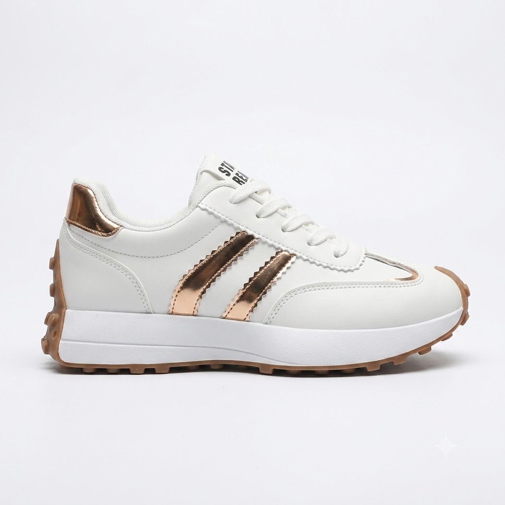 Retro Chunky Sole Sneakers – Casual Suede Platform Shoes