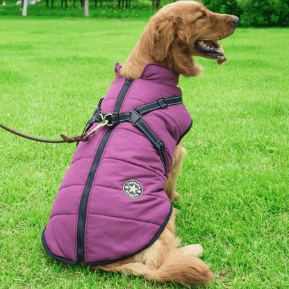 🐶The Cavinic™ – Waterproof Winter Jacket with Built-in Harness🐾