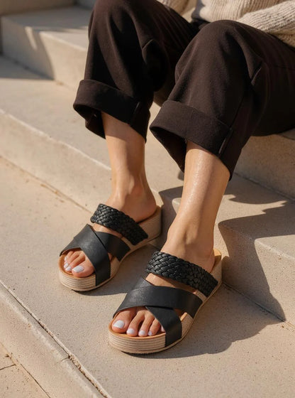 Cross-Strap Sandals – Comfy Platform Fit