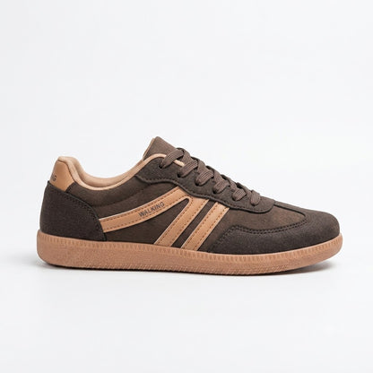 Women's Retro Lace-Up Sneakers – Comfortable Casual Shoes