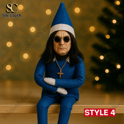 HOT Trending 2025 Ozzy Osbourne Christmas Elf Doll