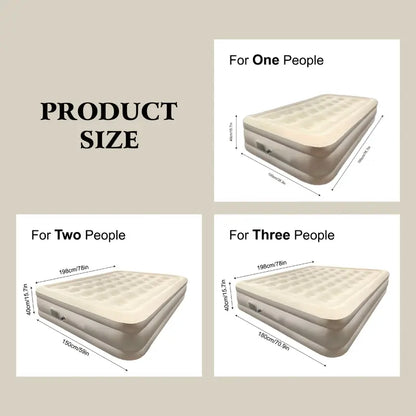 Self-Inflating Air Mattress with Built-In & Repair Kit