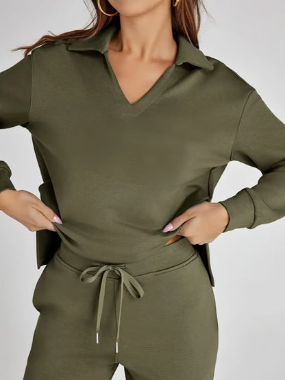 🔥Women's Fall Transition 2-Piece Set - Breathable & Wrinkle Resistant Sweatsuits Sets