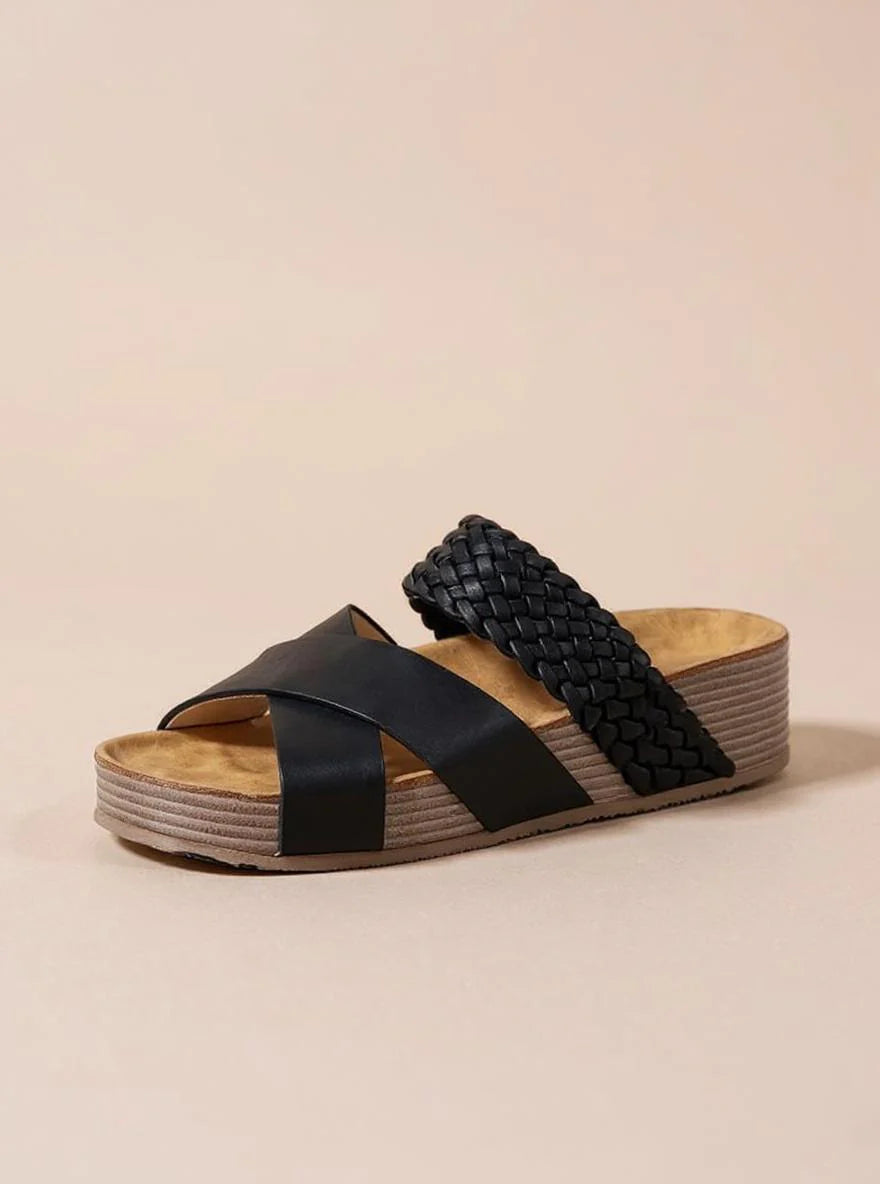Cross-Strap Sandals – Comfy Platform Fit