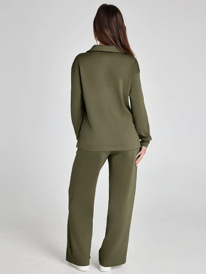 🔥Women's Fall Transition 2-Piece Set - Breathable & Wrinkle Resistant Sweatsuits Sets