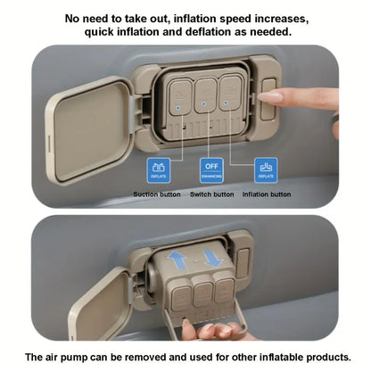 Self-Inflating Air Mattress with Built-In & Repair Kit