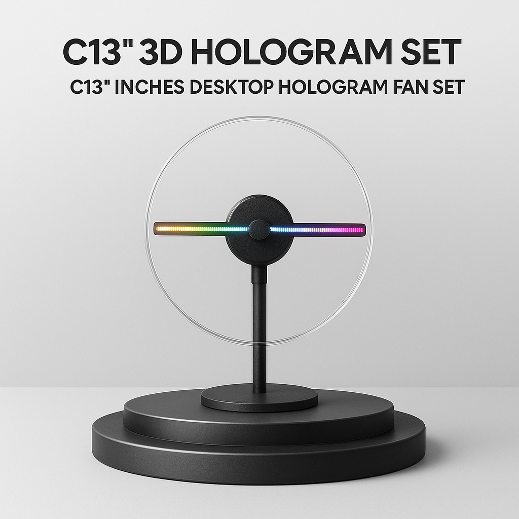 C13 Desktop 3D Hologram Fan (13 Inches) – Cavinic™