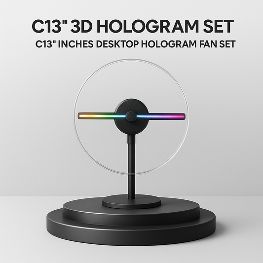 C13 Desktop 3D Hologram Fan (13 Inches) – Cavinic™