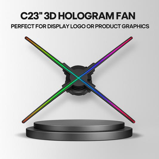 C23" Family 3D Hologram Fan (23 Inches) – Cavinic™