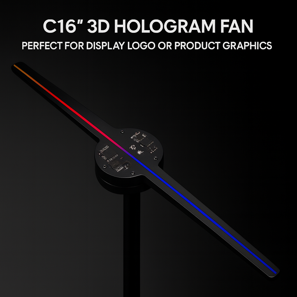 C16 3D Advertising Hologram (16 Inches)  - Cavinic™